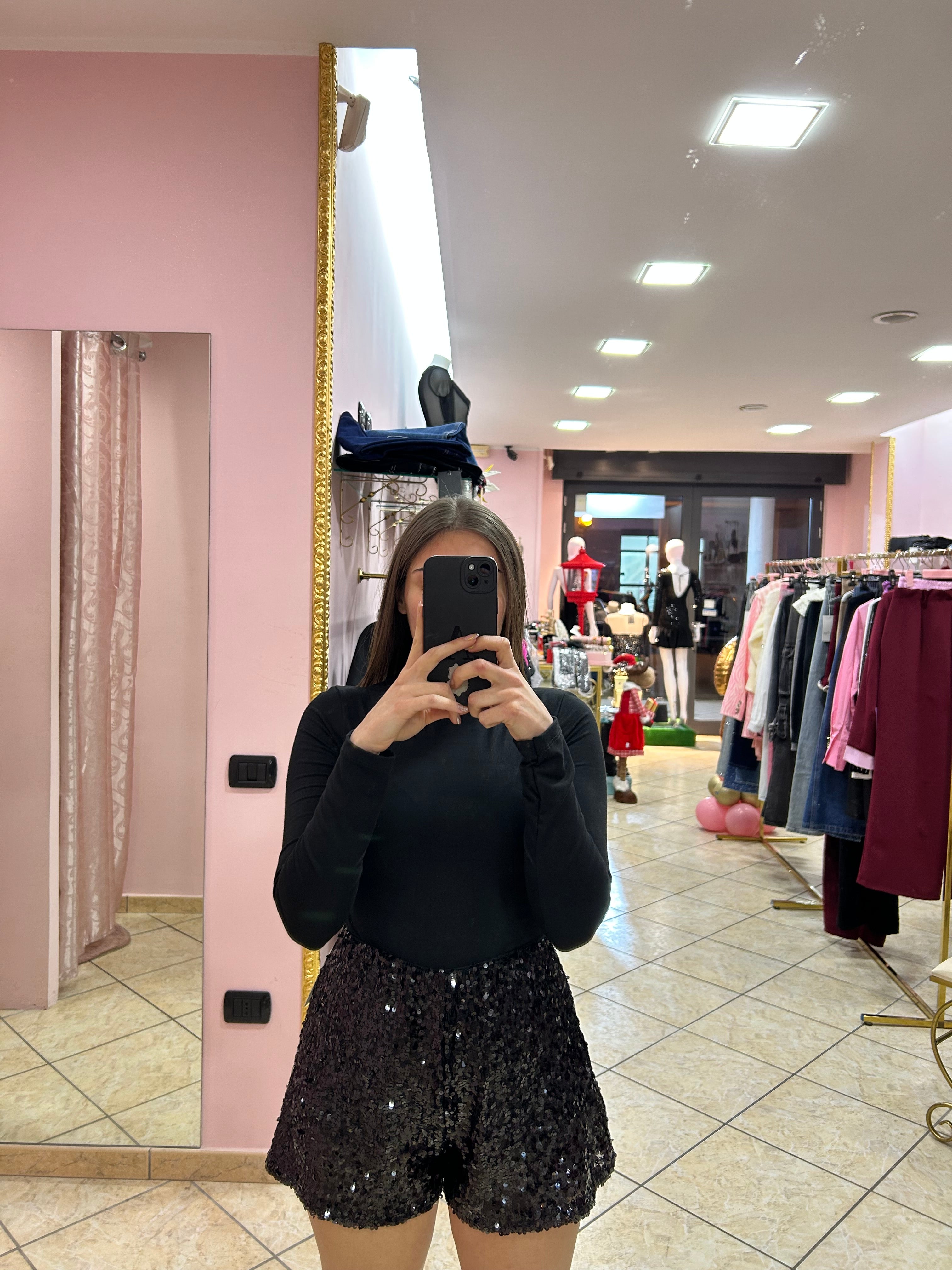 Shorts paillettes