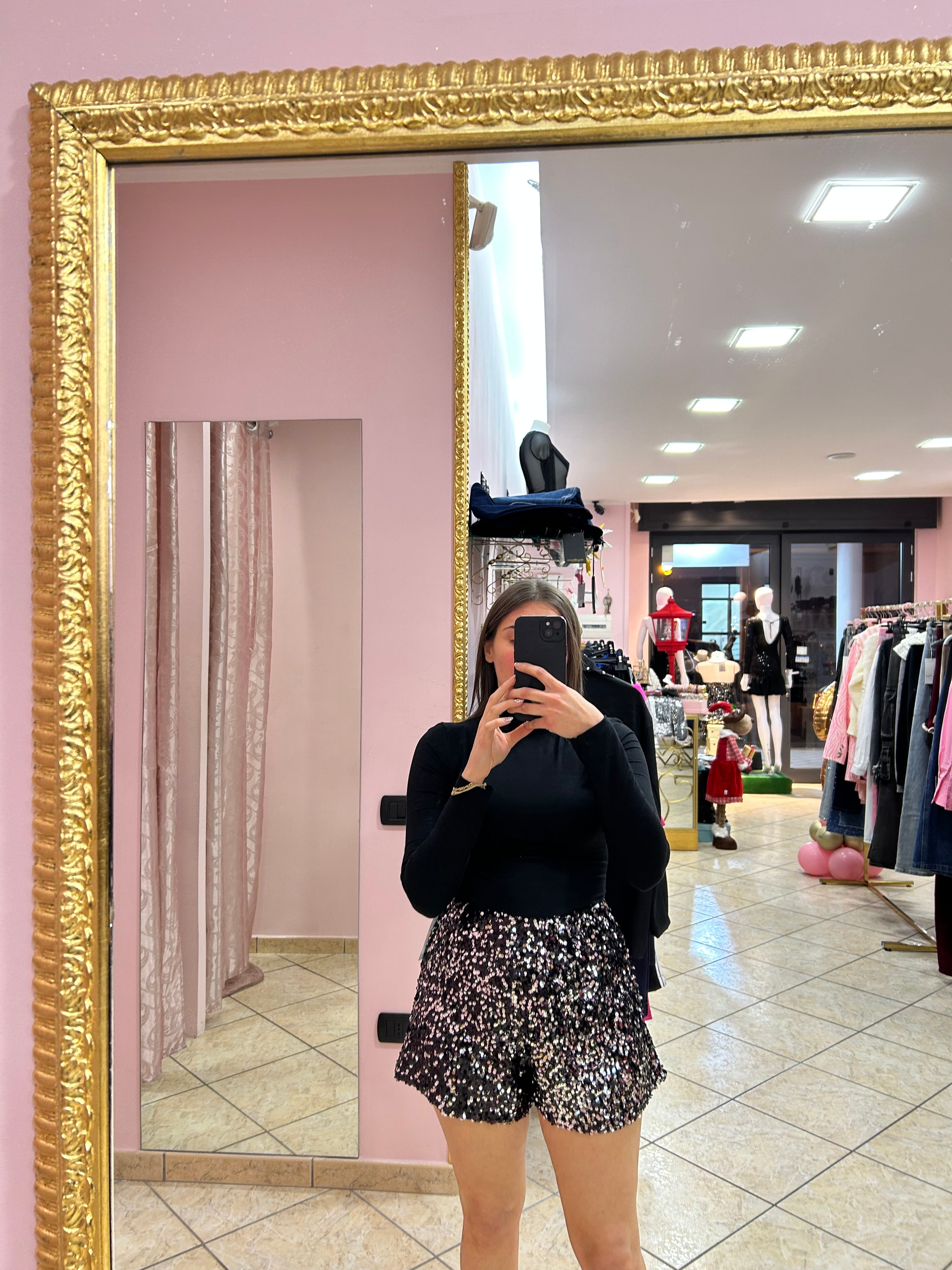 Shorts paillettes