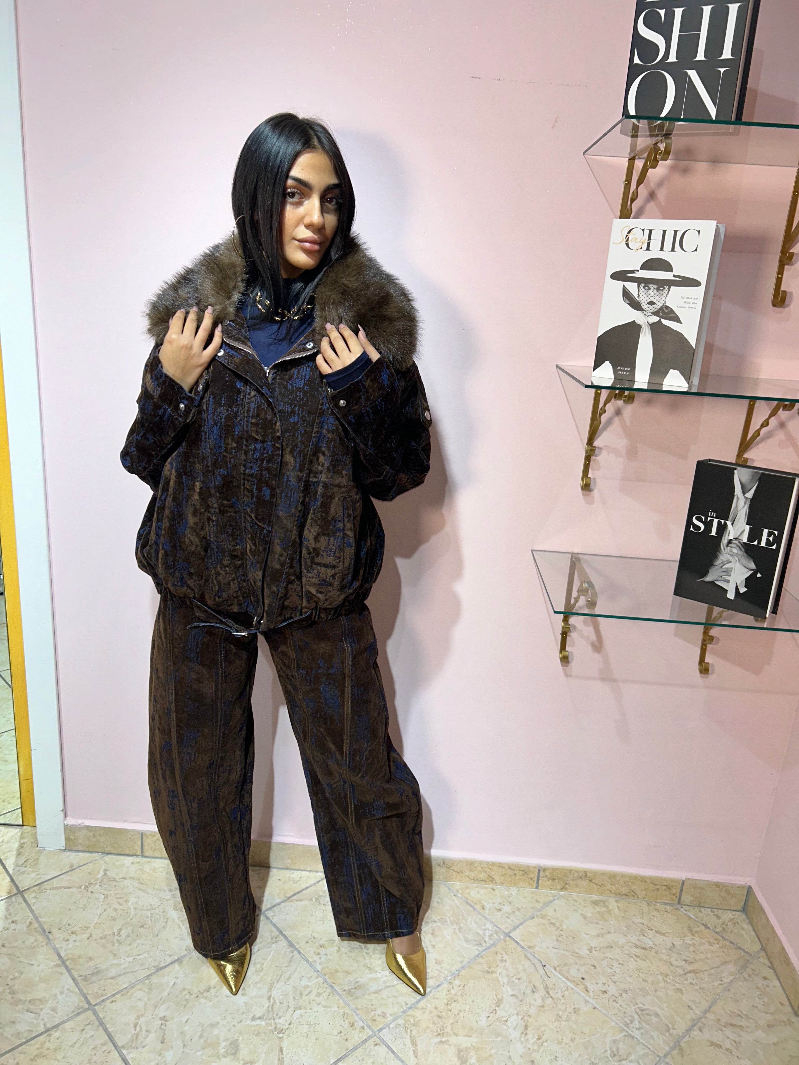 COORDINATO VELLUTO 6638