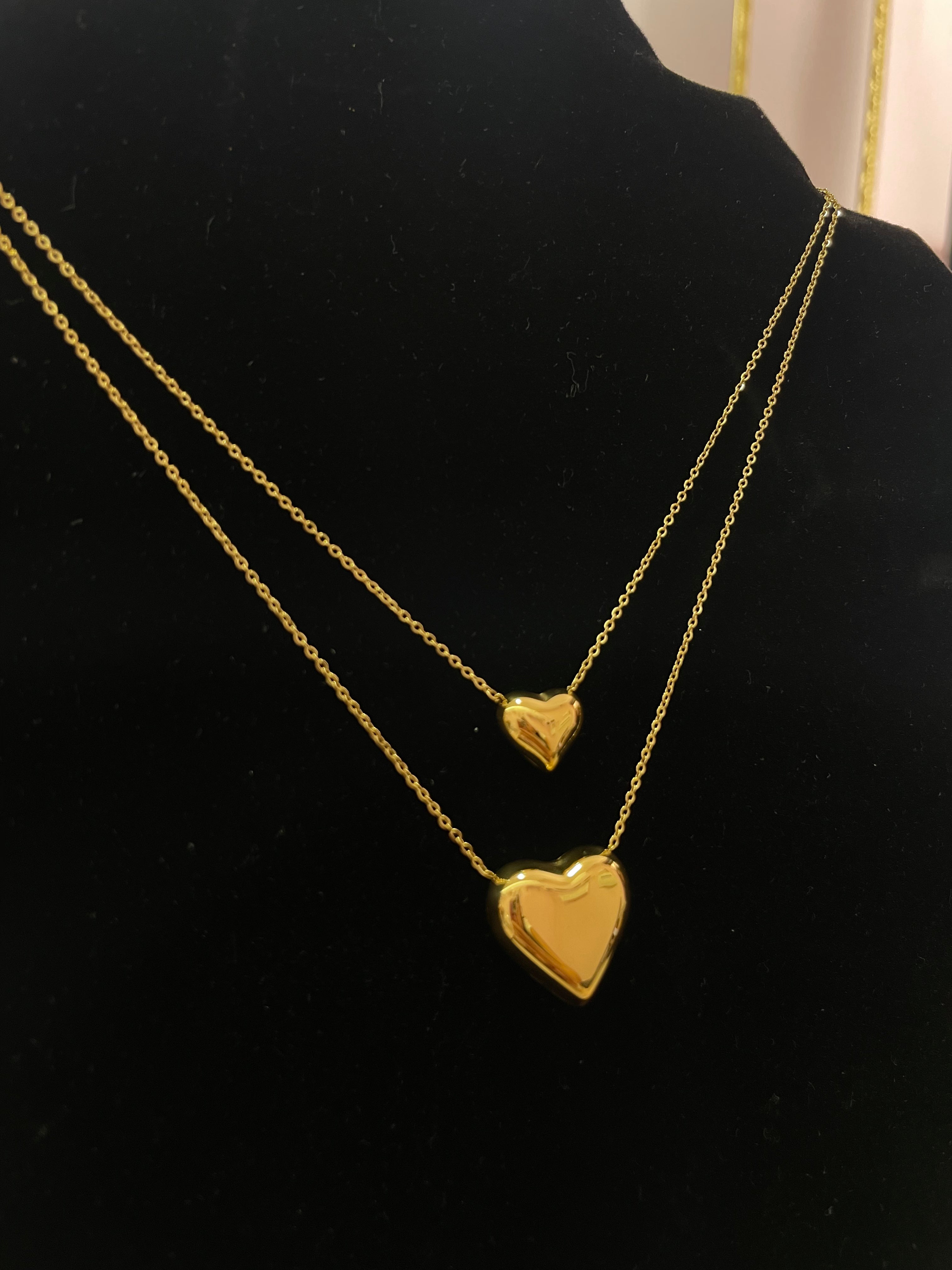 COLLANA CON DOPPIO CUORE