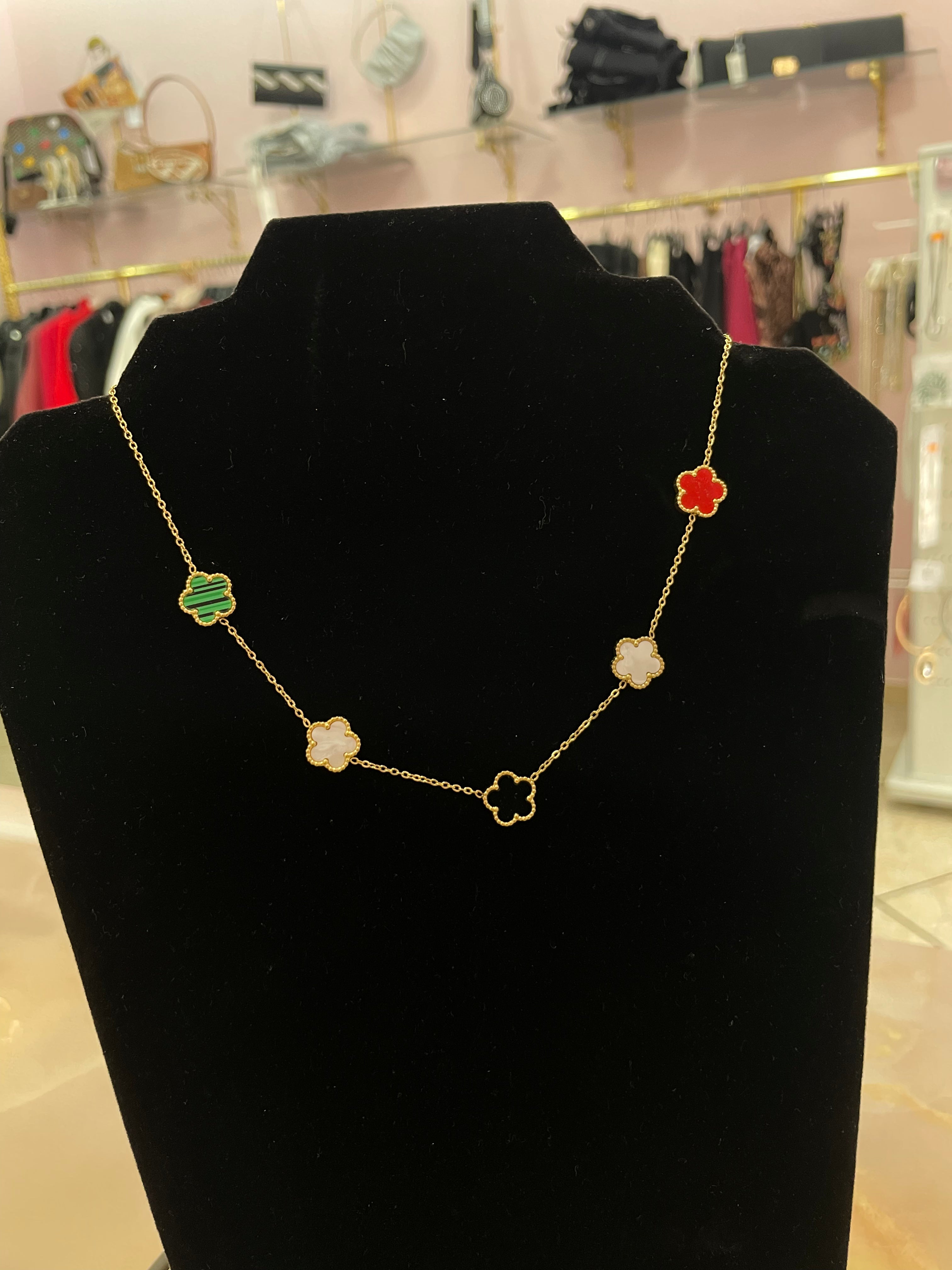 COLLANA QUADRIFOGLIO